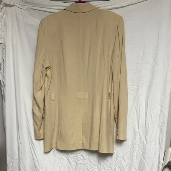 Free People Women's Tan Blazer Jacket - Picture 4 of 4